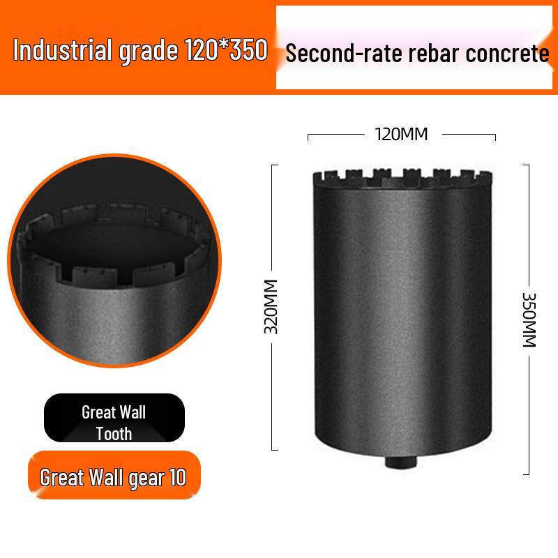 Beton için Elmas Çekirdekli Matkap Ucu - 63mm Su Soğutmalı Hızlı Dönerli Delme Aleti