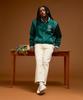 Sperry Heritage Satin Varsity Jacket_Green [Sprj_0003]