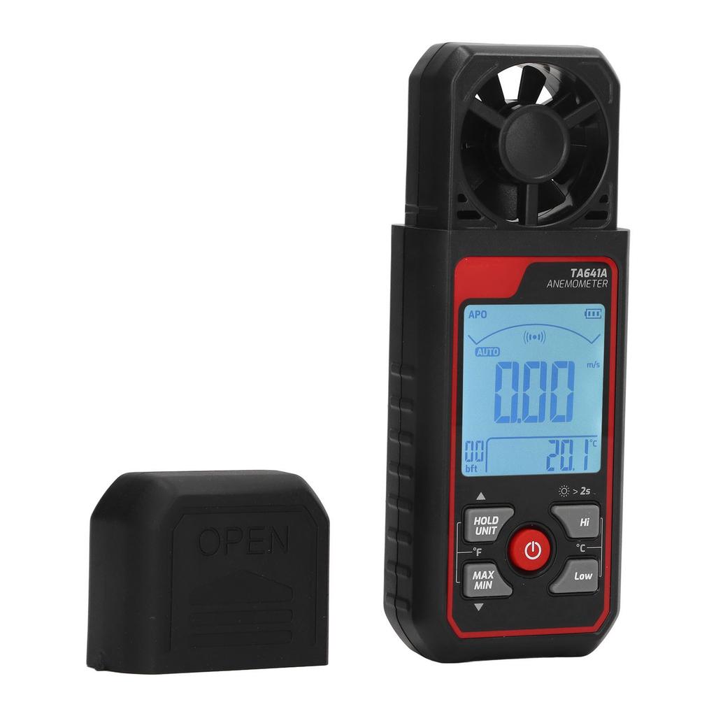 8 Blades Digital Anemometer High Accuracy Handheld Wind Speed Meter Gauge 0.06‑30.0m S