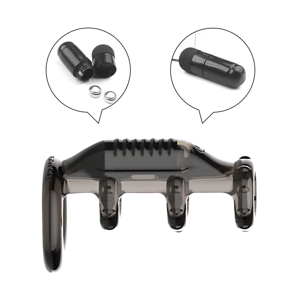 Anneau vibrant pour pénis, agrandissement durable du coq, stimulation du Massage, Clitoris, anneaux de Bondage Anal, jouets sexuels pour hommes, Couples fétichistes sexuels