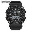 Sanda Dual Display Student Sports Watch - Multi-functional Chinese Style with Calendar