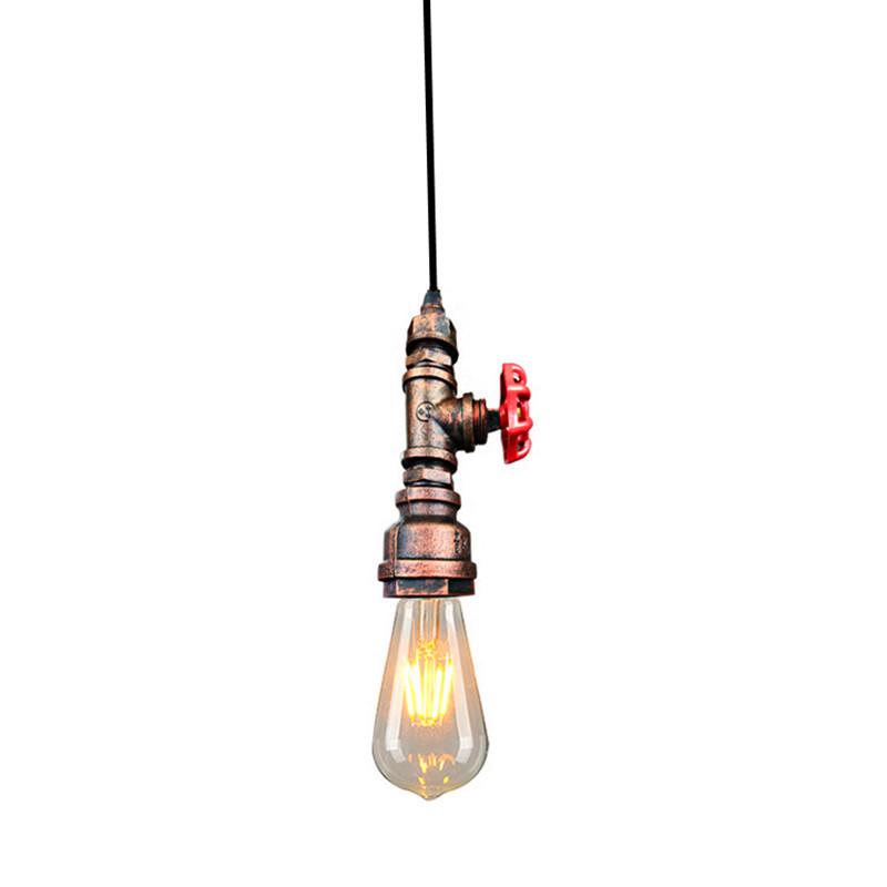 American Industrial Retro Pendant Light - Creative Water Pipe Design for Restaurants and Bars
