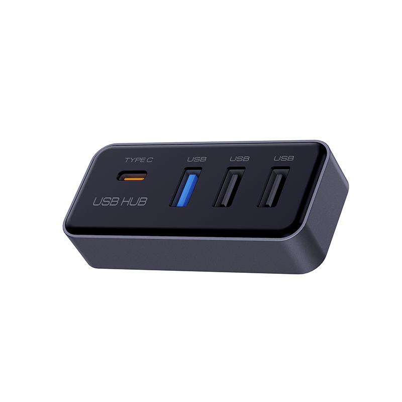 4-in-1 USB Hub Suitable for Tesla Model 3 and Model Y Versions After 2023, Used for the Glove Box, Dashcam, USB Charging, Data T