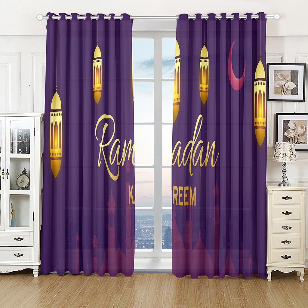 

3D Замок Шторы Новый Стиль Затемнение 2 Панель Спальня Балкон Окно Украшения Шторы Инновационный Стиль 50W130H(CM)X2PCS&Hook