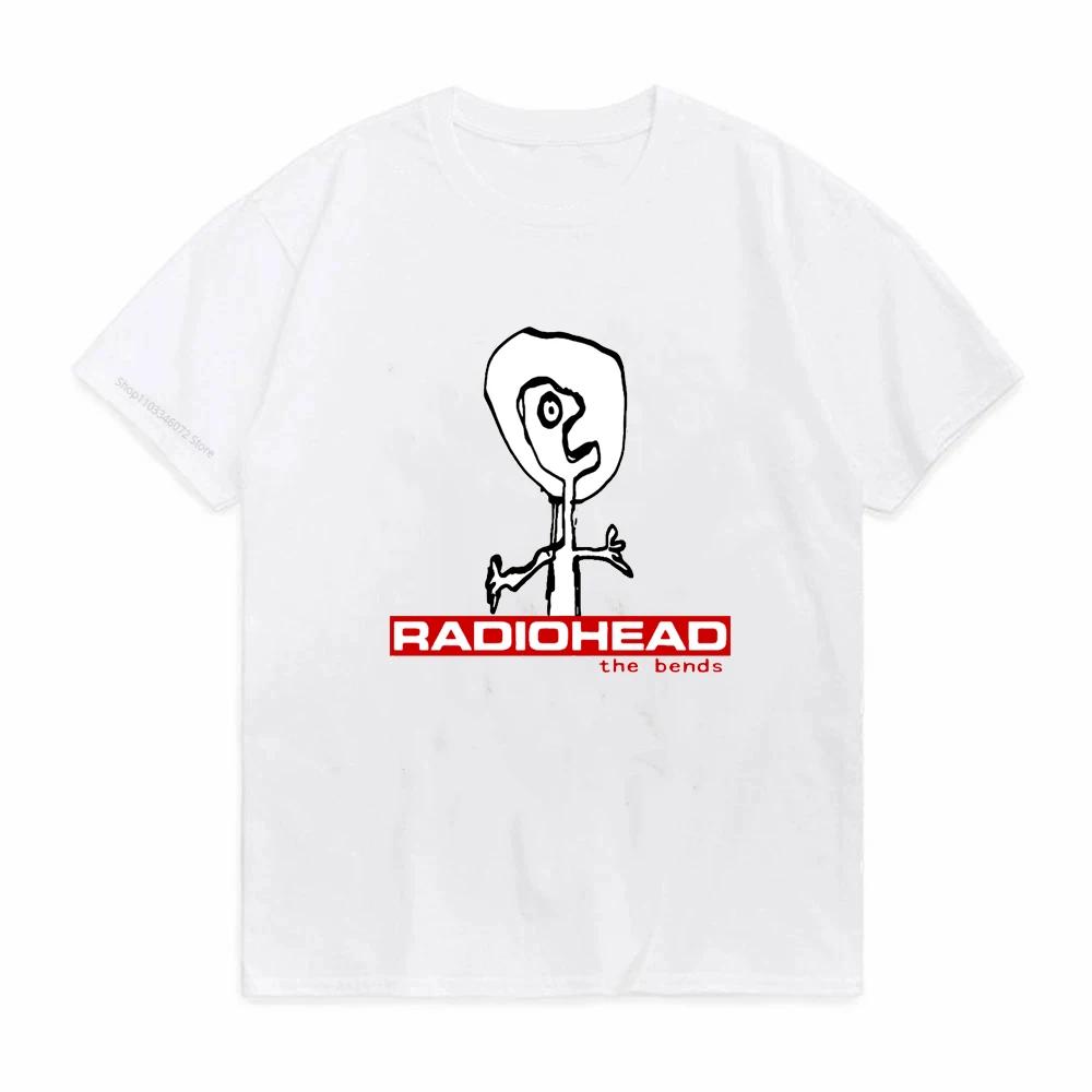 Radiohead Cotton New Vintage Band T Shirt Radiohead Unisex Short Sleeve T Shirt Tee Tops Clothing S