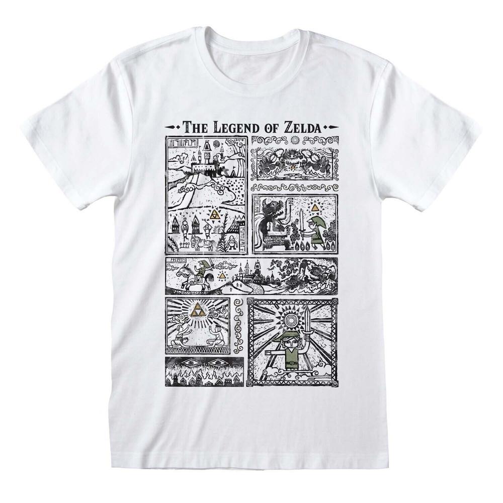 

The Legend Of Zelda Official Drawings New White T-Shirt Unisex T-Shirt XXXL
