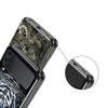 Phone Case for Samsung Galaxy Z Flip 3 4 5 6 7 Folding Black Shell For Samsung Z Flip4 Flip5 PC Hard Cover Animal White Tiger