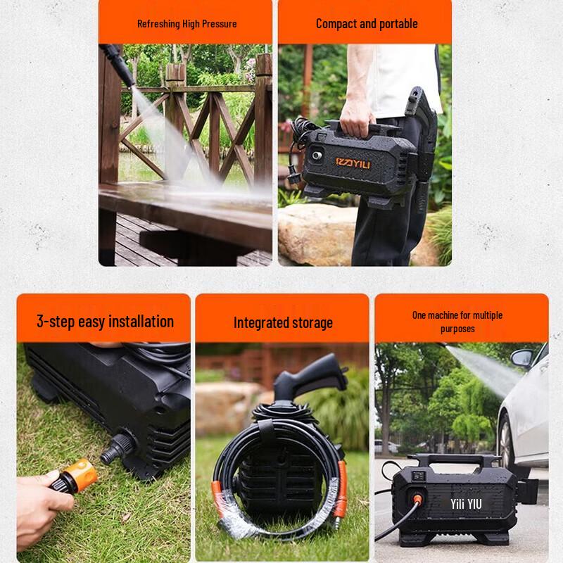 Yili 1400W High-Pressure Car Washer YLQ3012H-C