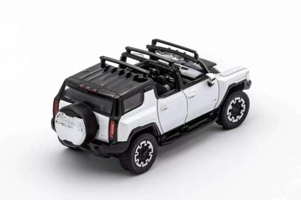 Gaincorp Products 1/64 Scale GMC Hummer EV SUV (LHD) White, Finished Model, KS049-360