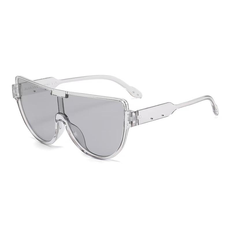 

New hot selling one-piece sunglasses for women high-end European and American personality trends Internet celebrity Korean version of high-end