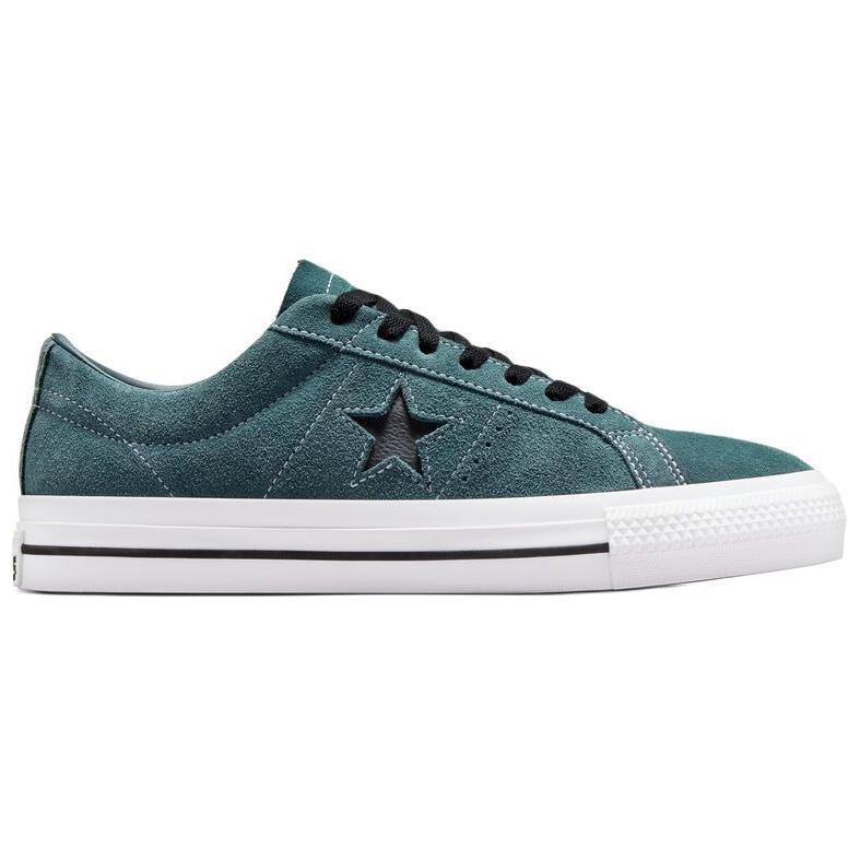 Converse One Star Pro Suede Low True Nature Unisex Sneakers Green Black White A10576C