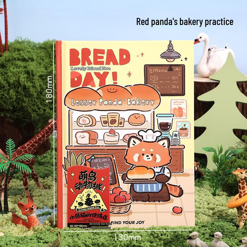 Cute Cartoon Zoo Notebook: Ideal Diary and Gift for Elementary Students