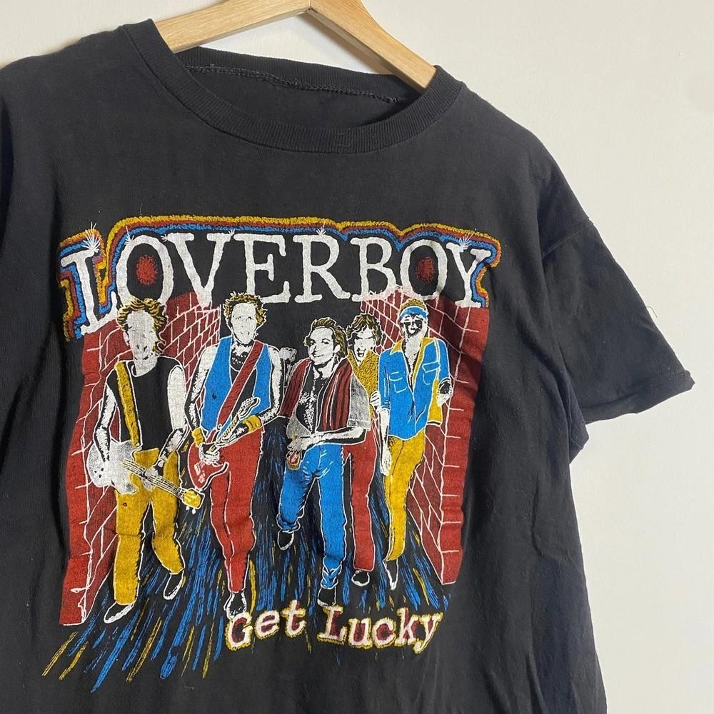 

Vintage Loverboy Get Lucky TShirt All Size S to 5XLNZL050 Unisex T-Shirt L