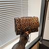 Chic 2024 Summer Cow Print Shoulder Bag Vintage Casual Small Square Bag