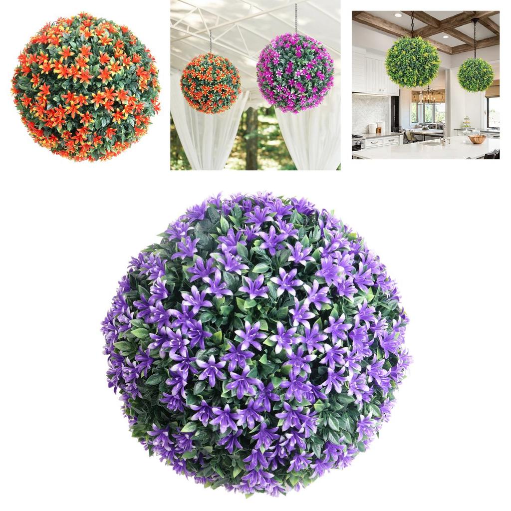 Künstliche grüne Pflanze Hängende Blumenkugel aus Kunststoffmaterial für Heimdekoration und Veranstaltungsnutzung