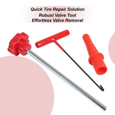 Valve Stem Removal Tool Alloy Non Slip Replacement 3pieces Valve Stem Install Tool For Automotive Bikes Bicycles Motorcycle ATV