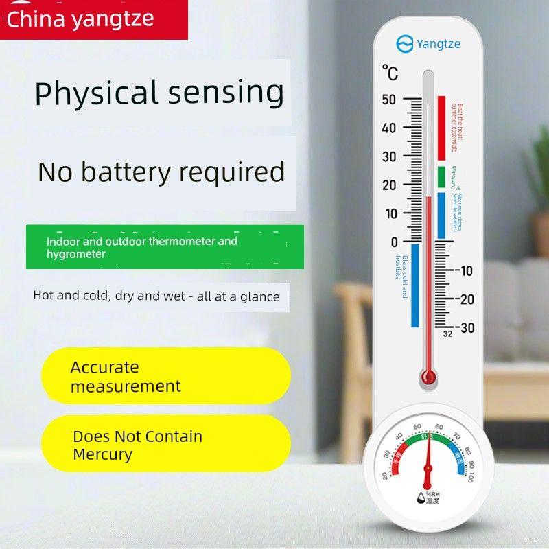 Wall-Mounted Thermometer for Measuring Room Temperature, Specially Designed for Greenhouses, Breeding, and Baby Room Temperature and Humidity