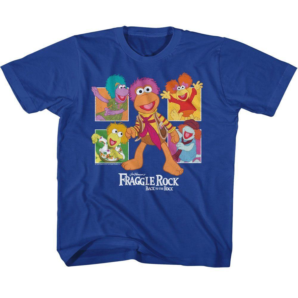 Kids Fraggle Rock Four Squares TV Shirt S