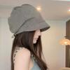 Rivet Ornament Slouchy Beret Face Framing Studded Beanie Japanese Bonnet Short Brim Hat  Photoshoot