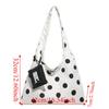 Fashion Polka Dot Crossbody Bag Convenient Lace-up Shoulder Bag  Daily Use