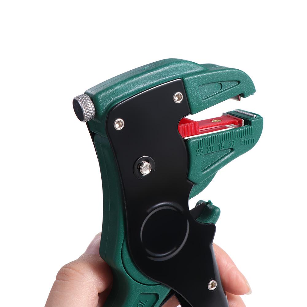 0.2 to 4mm Range Length Automatic Wire Stripper Adjustment Electrical Pliers  Electrician Wire Tool