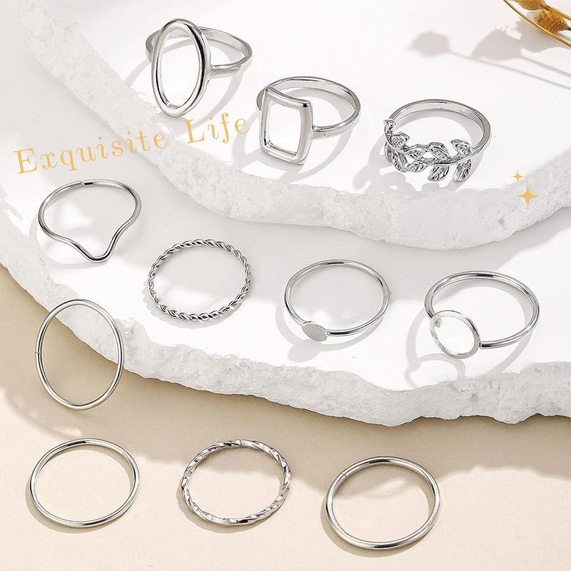 New Butterfly Ring Open Multi-joint Ring Set 2-piece Love Ring Female Design Sense Niche