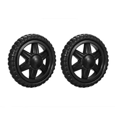 2PCS Rubber Parts Accessories Replacement 5 Inch Dia Travelling Trolley Caster Children'S Wheel Shopping Cart Wheels