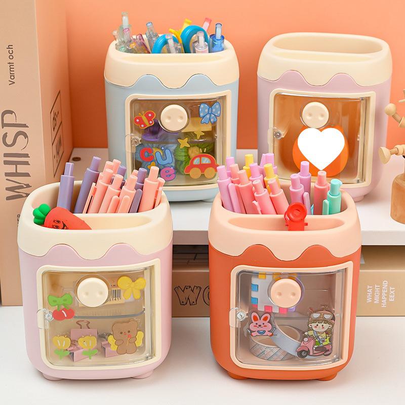 Creative Cartoon Pen Holder: Elementary School Reward & Children's Learning Gift