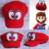 Cappellino Super Mario Odyssey Unisex Cappellino da Baseball Rosso Accessorio Costume Cosplay Per Adulti e Bambini