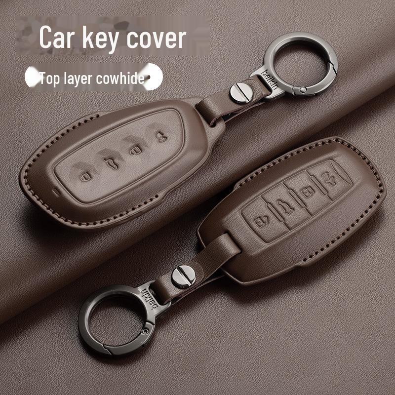 Great Wall Haval H6 Coupe Leather Key Cover for H2S/M6/F5/H4 Big Dog F7X and Haval Car Bag Buckle