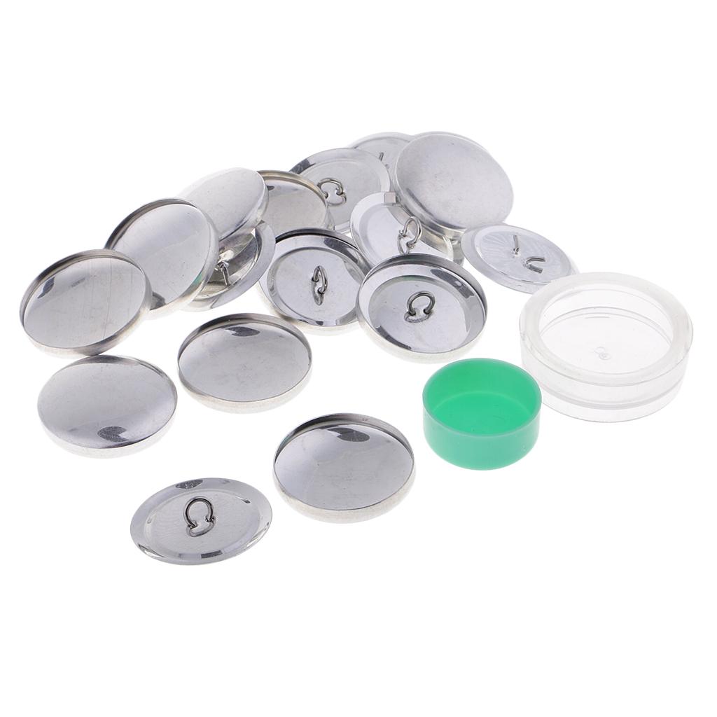 20 sád Stlačenie tlačidla Tlačidlom na utierku Základný polotovar DIY 30 mm