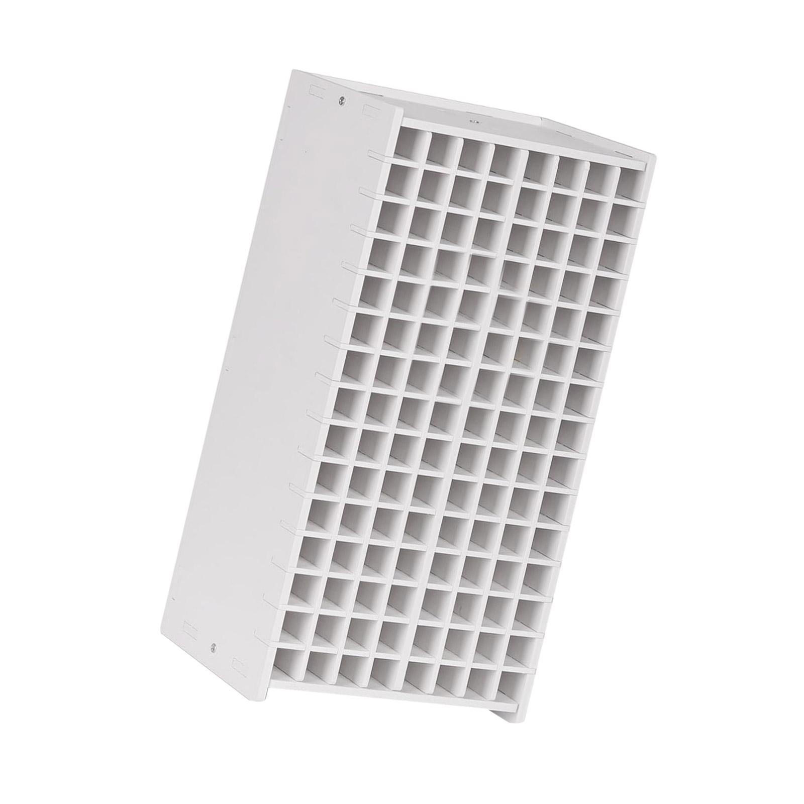 

Органайзер для хранения маркеров, держатель для художественных принадлежностей с большим количеством слотов для стола со съемным разделителем и подставкой для цветных карандашей 120 белый