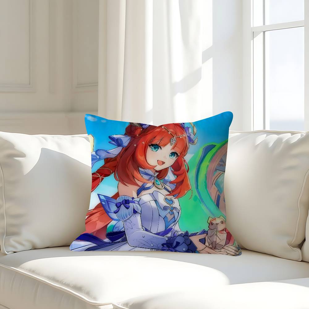 Anime-Charaktere -N-Nilous Kissen Anime-Kissen Sofa Bett Kopfkissenbezug Kissenbezug 45x45 Cm Mode