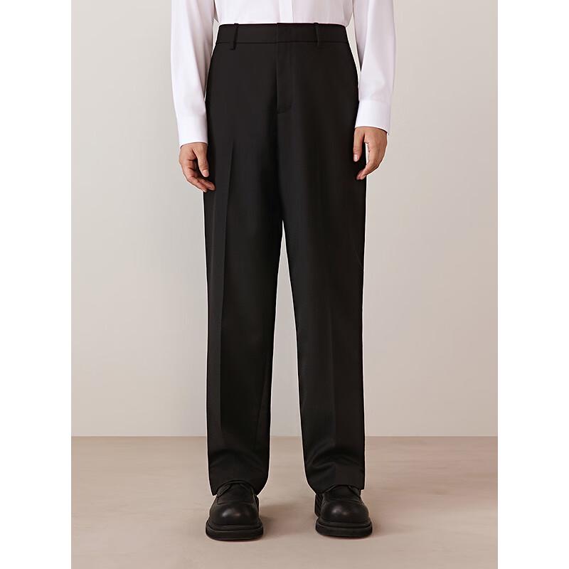 GXG Men's Wool Blend Straight-Leg Pants