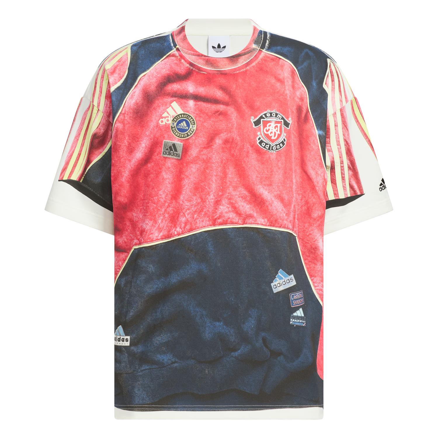 

Adidas Originals FW25 SNBN GFX 1 Letter Graphic Loose Fit Crew Neck Short Sleeve T-Shirt Unisex Tops IA4365 M