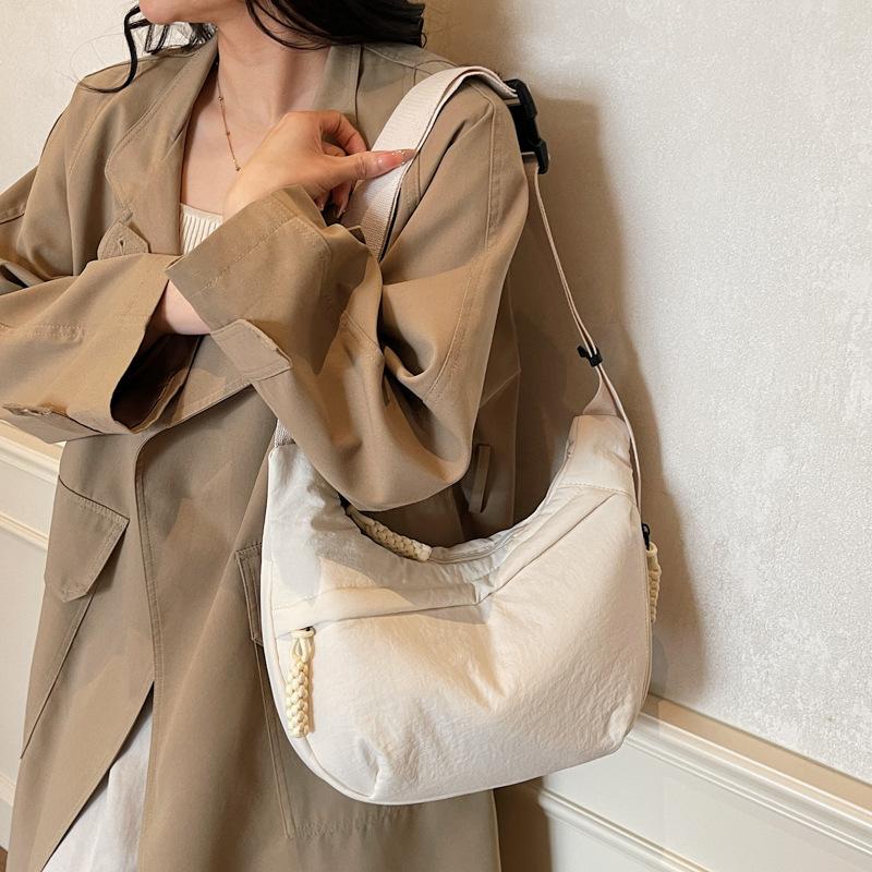 Shoulder Bag Women'S Casual Dumpling Bag Light Sports Commuter Bag Men'S Trendy Brand Messenger Bag