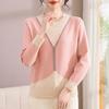 YUZHAOLIN Mid-Aged Women's Elegant Knitted Sweater