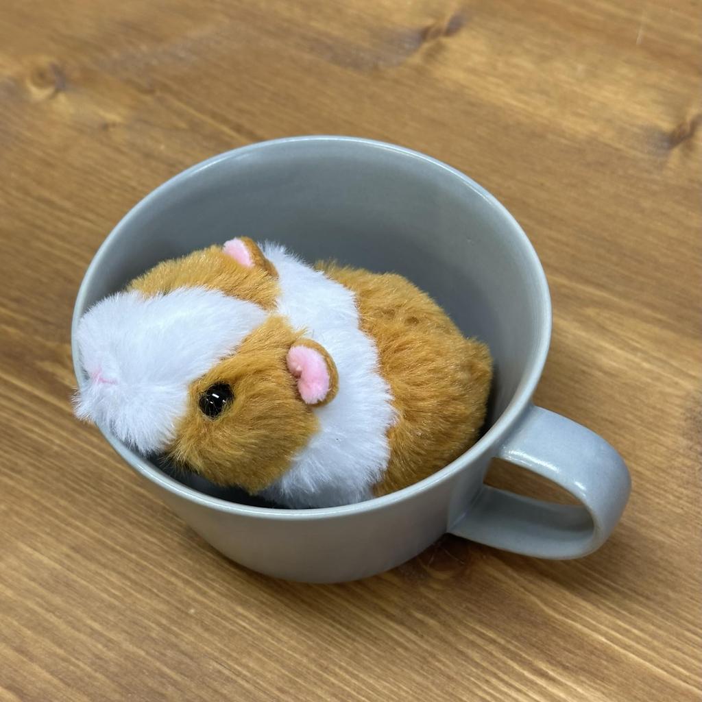 Urocza Pluszowa Zabawka Sprzedażowa MOU MOU Świnka Morska SS Brązowa F0321