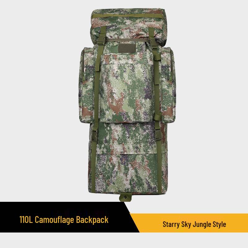 Guard Camp 110L Camouflage Camping Backpack
