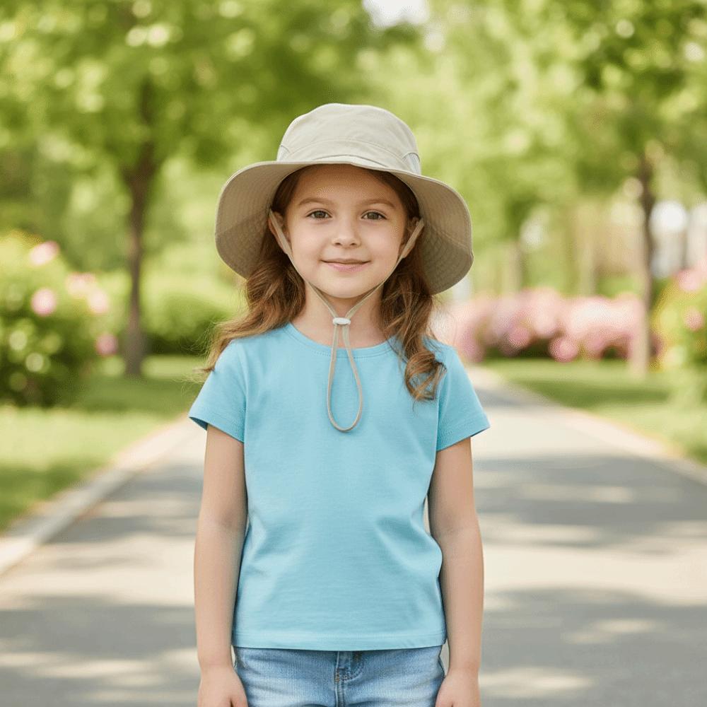 Breathable Kids Sun Protection Hat UV Protection Beach Hat Quick Dry Fisherman Hat Outdoor