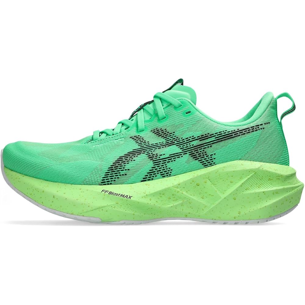 Asics Novablast 5 Men's Running Shoes Vital Green Black 25.0 cm 2E