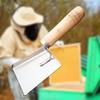 Stainless Steel Shovel with Wood Handle for Beekeepers Hives Cleaner Beekeeping Equipment Bees Farming Accessories