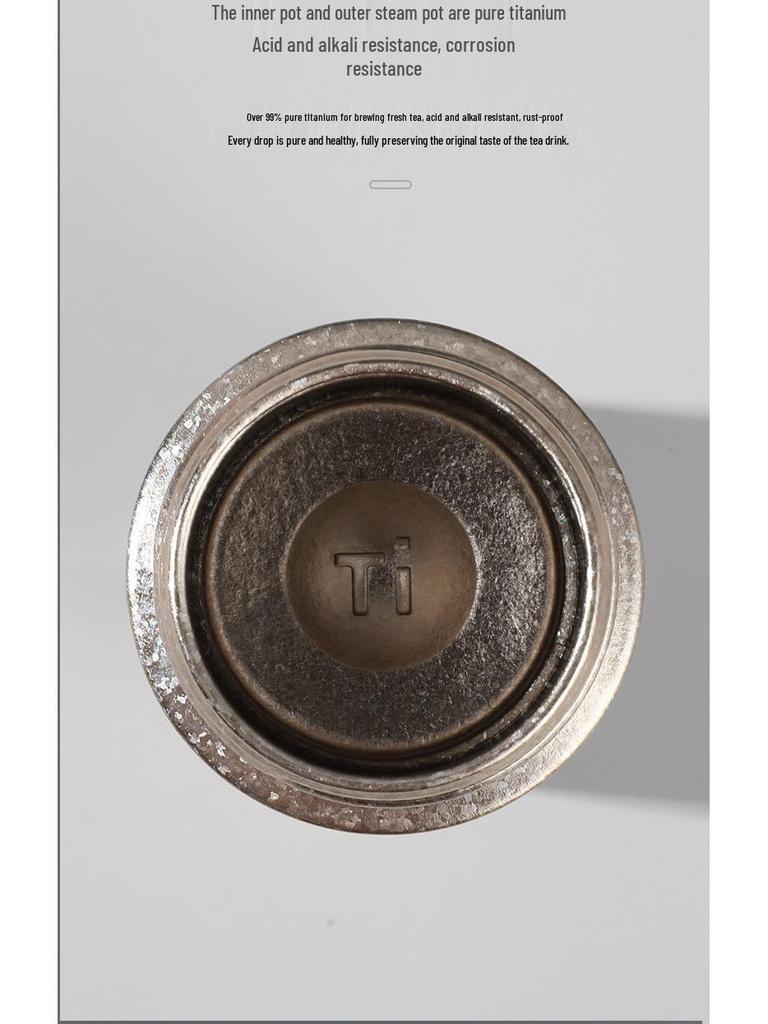 Compact Titanium Insulated Cup - Portable Mini Student Gift with Engraving