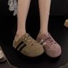Temperament Baotou half slippers women's outer wear spring 2025 new thick-soled lazy one-pedal Dexun Birkenstock shoes