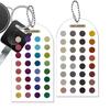 2Pcs Soft Summer Color Cards Color Analysis Template Cards Palette Portable Acrylic Color Analysis Template Guide with Chain