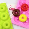 Silikonová forma na koblihy, plech na pečení s nepřilnavým povrchem, pečení na těsto, čokoládový dort, dezert, DIY dekorace, nástroje na bagely, muffiny, koblihy, výrobník