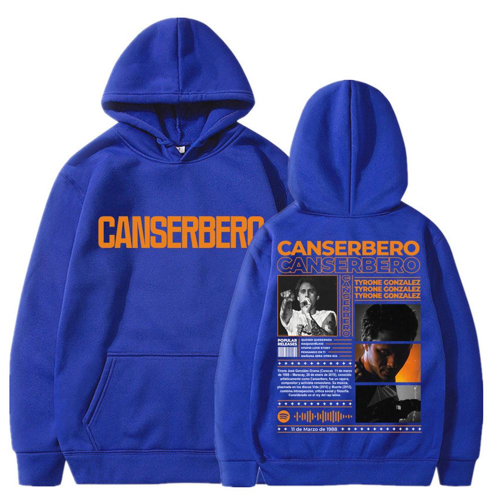 Rapper Canserbero Album Tour Print Hoodie Men Women Fashion Harajuku Vintage Sweatshirt Oversized Fleece Warm Sportwear
