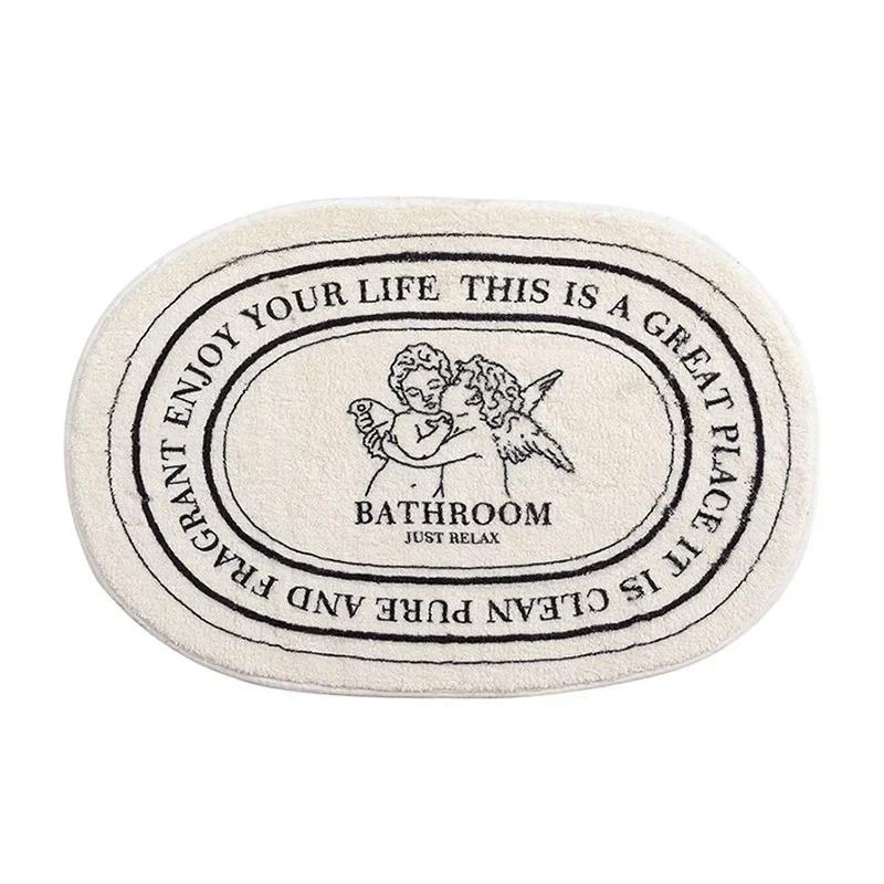 Non-Slip Bath Mat Floral Doormat Absorbent Carpets Entrance Rug Balcony Floor Mat Living Room Bathroom kitchen Decor