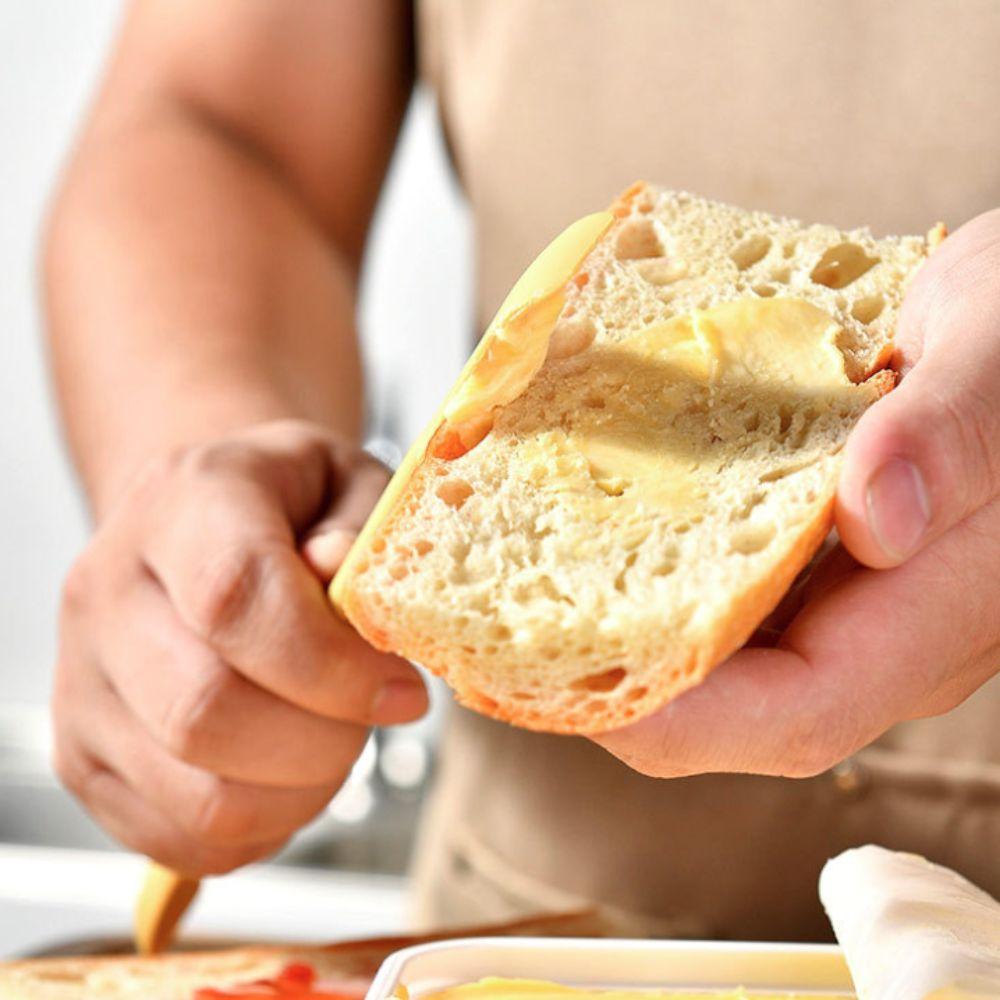 4Pcs Heat Resistant Jam Scraper Double-Headed Butter Spreader Silicone Spatula Set  Jar