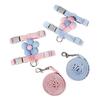Cat Leash with Floral Adjustable Escape-Proof Harness for Outdoor Walks - Newcomer Discount: 5 Yuan